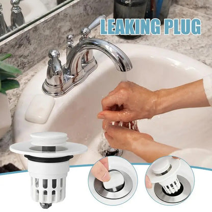 Rust-Proof Basin Drain Plug & Filter