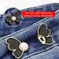 2 Pairs Butterfly-Shaped Waist Buckle Pins