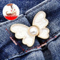 2 Pairs Butterfly-Shaped Waist Buckle Pins