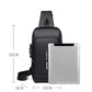 Waterproof USB Shoulder Bag