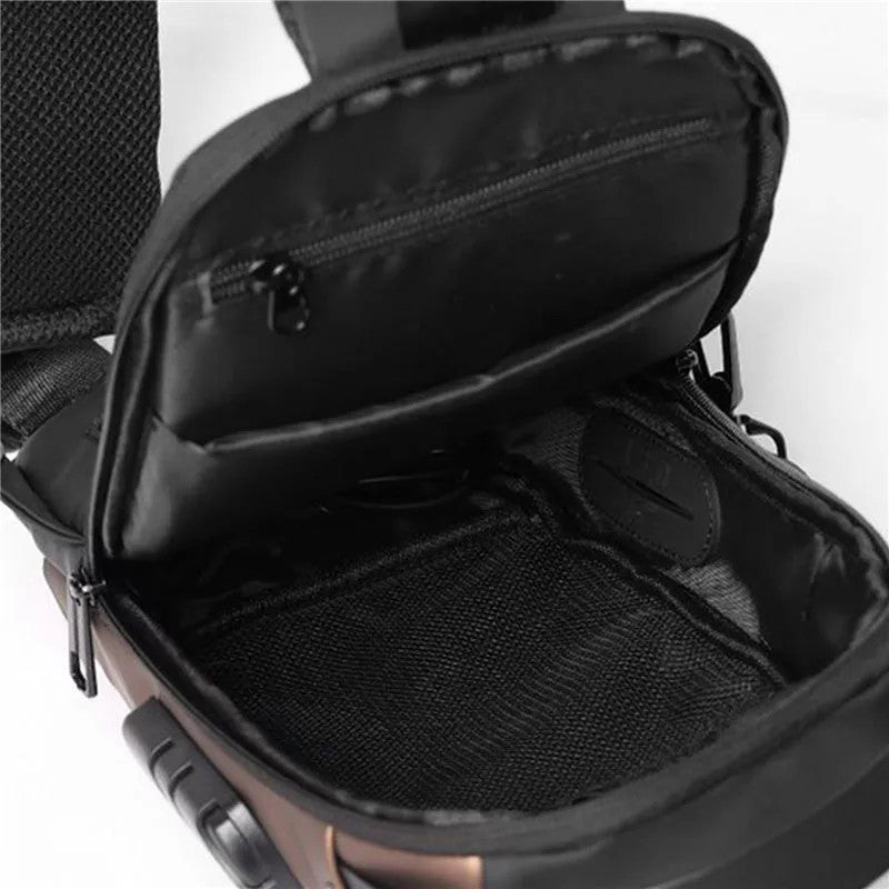Waterproof USB Shoulder Bag