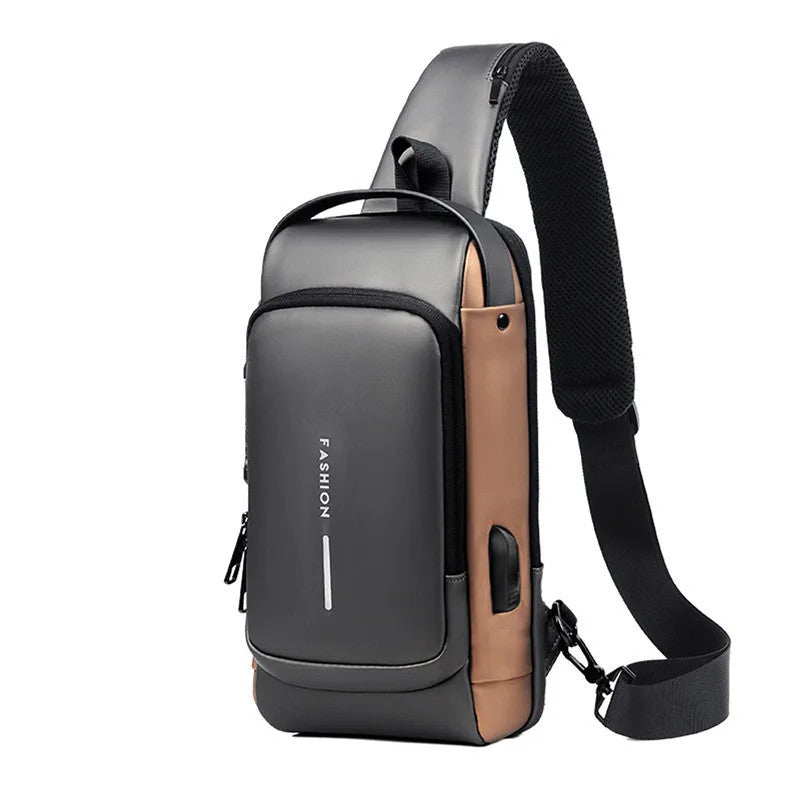 Waterproof USB Shoulder Bag