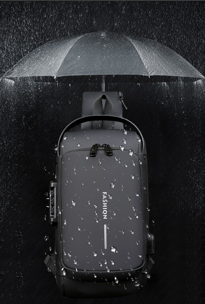 Waterproof USB Shoulder Bag