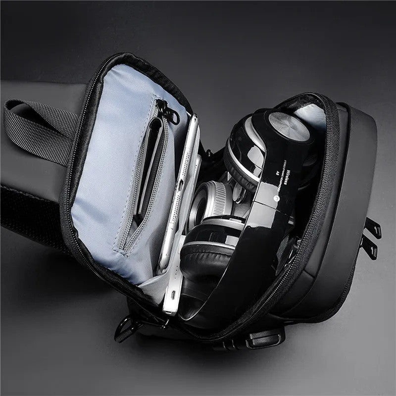 Waterproof USB Shoulder Bag