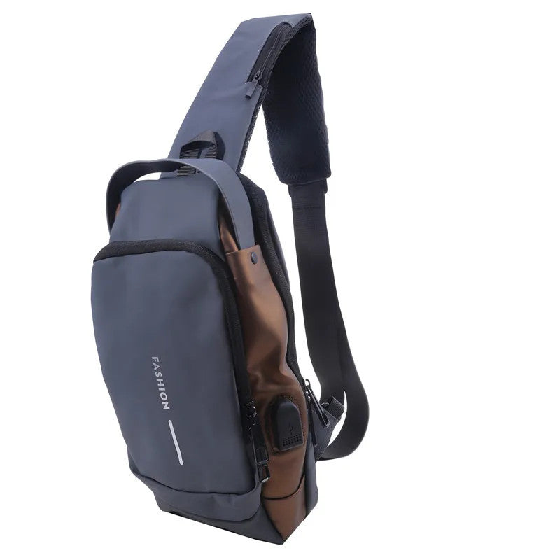 Waterproof USB Shoulder Bag