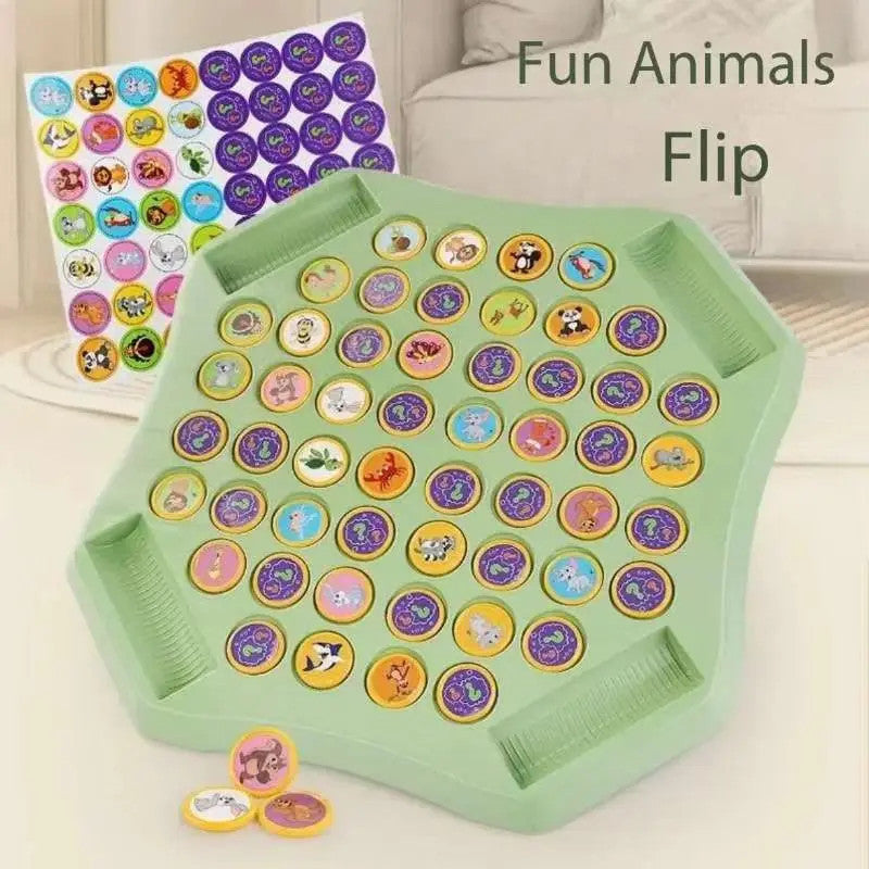 Animal Flip Chess Splendor Duel Board Game Strategy Game