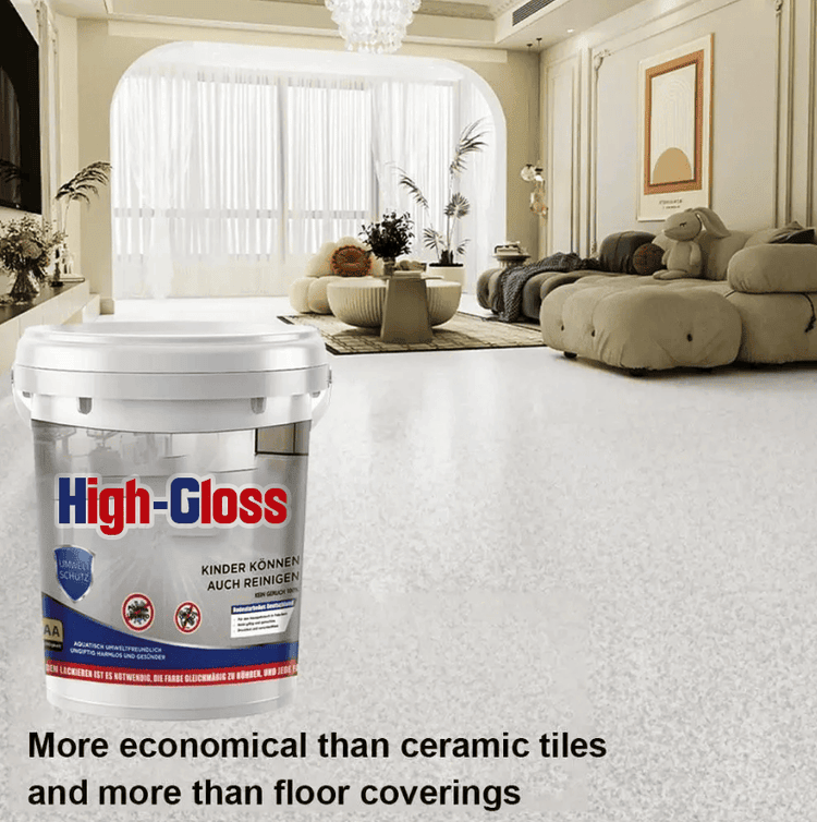 High-Gloss Marble Effect Epoxy Floor Coating 500g