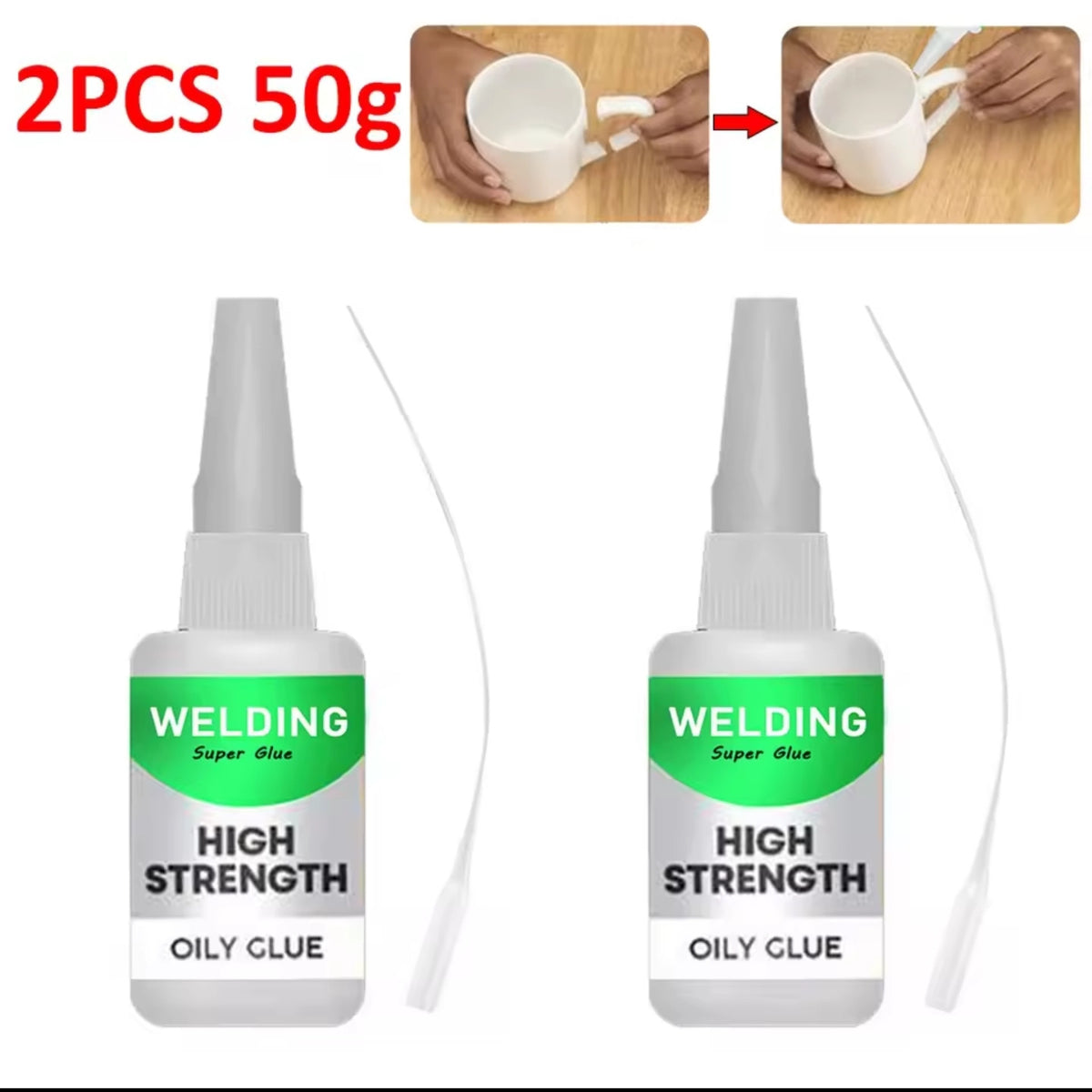 2 pcs Welding High Strength Oily Glue