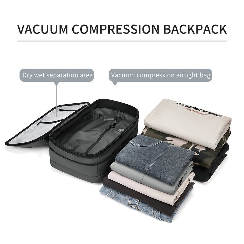 Travel Backpack vacuum compression