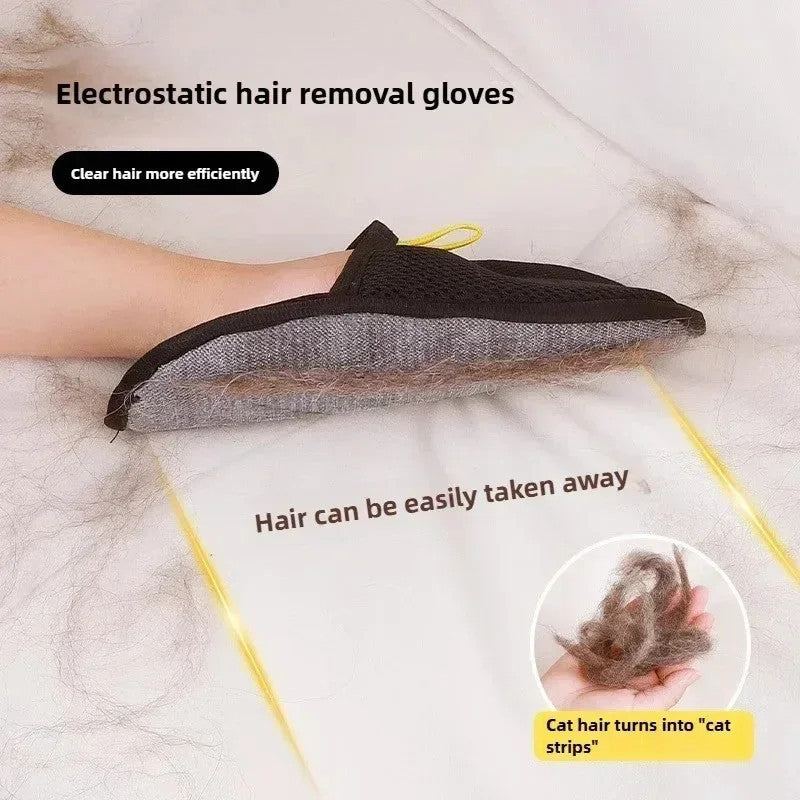 Dual Sided Pet Grooming Gloves
