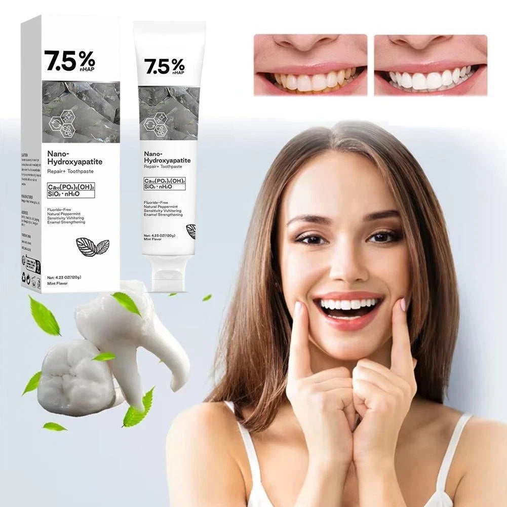 Fluoride-Free Hydroxyapatite Toothpaste