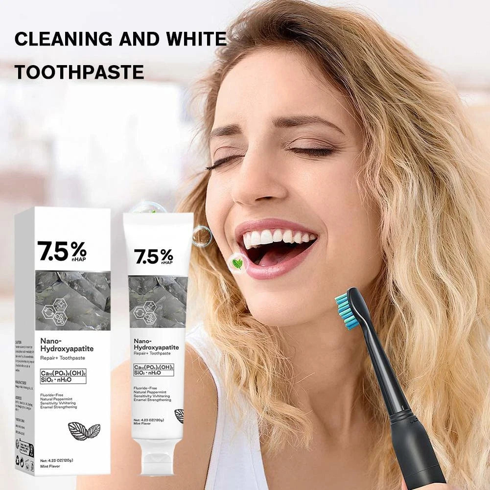 Fluoride-Free Hydroxyapatite Toothpaste