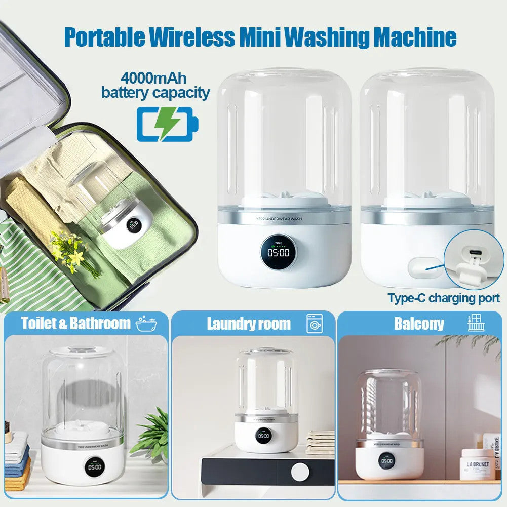 Portable Cordless Washing machine