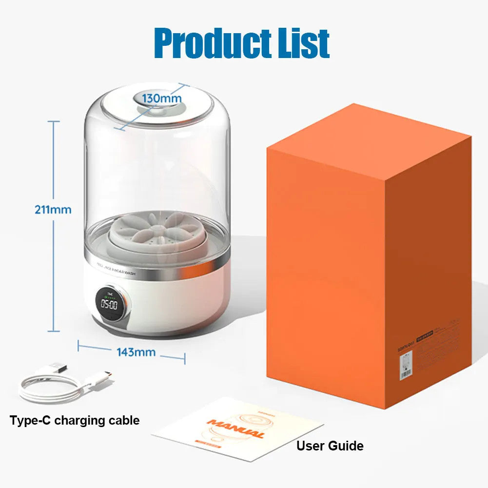 Portable Cordless Washing machine