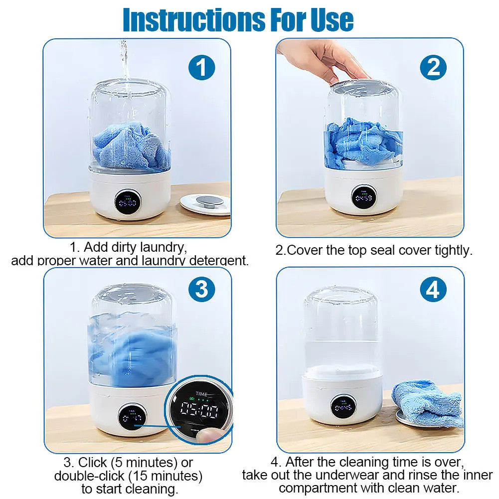 Portable Cordless Washing machine