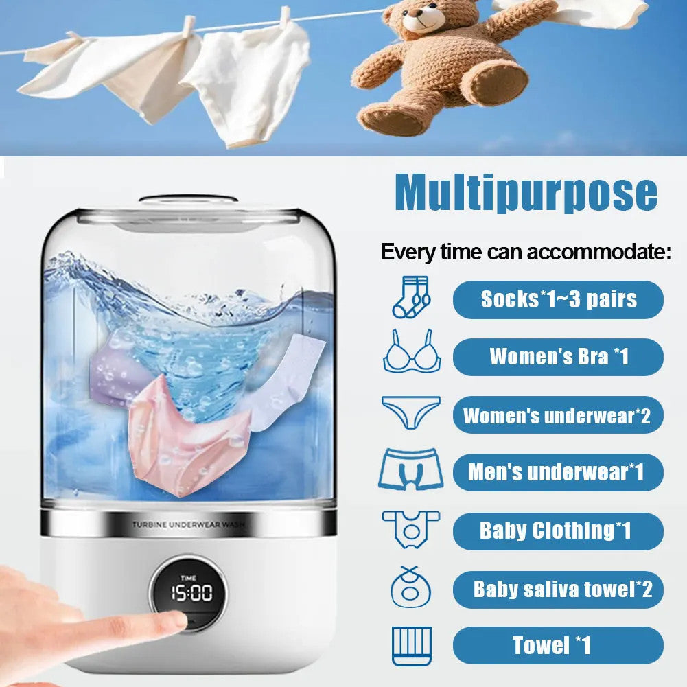 Portable Cordless Washing machine