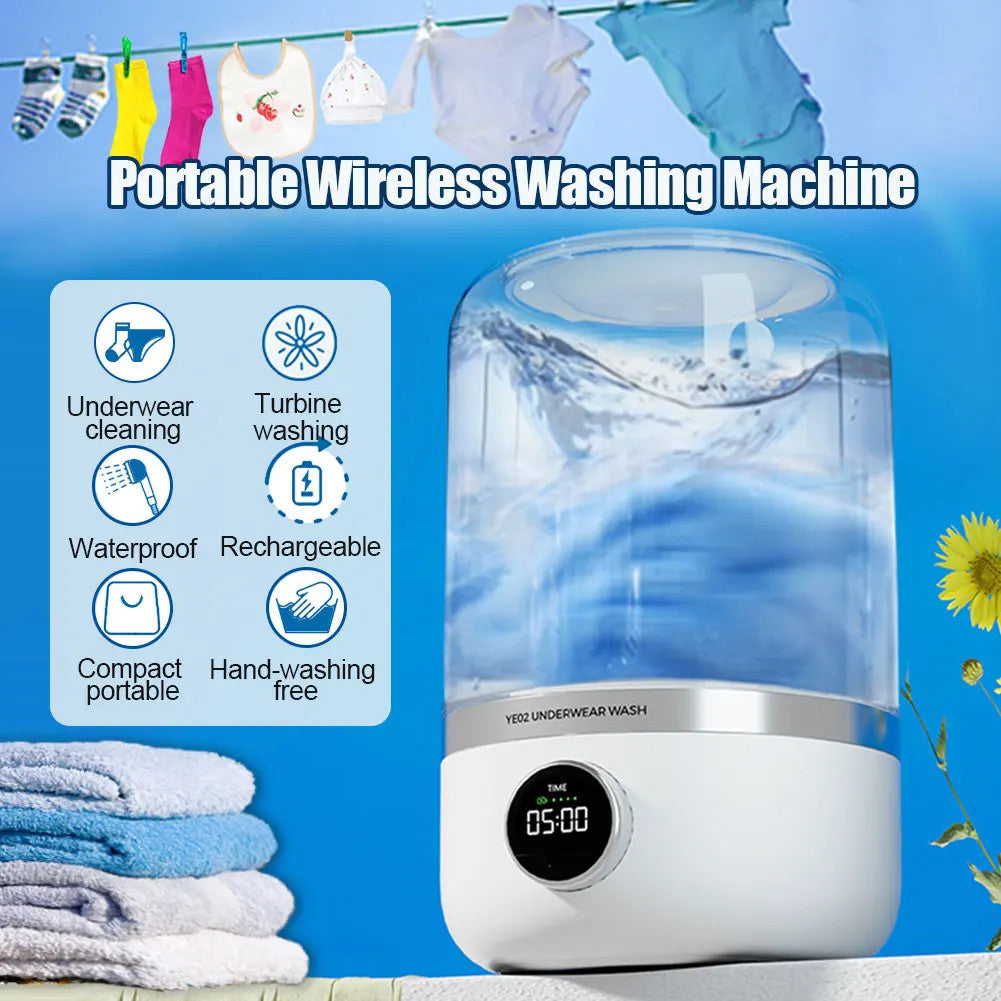 Portable Cordless Washing machine