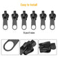 12pcs zipper slider
