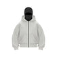 Balaclava Zip Hoodie Unisex HipHop Jacket