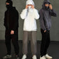 Balaclava Zip Hoodie Unisex HipHop Jacket
