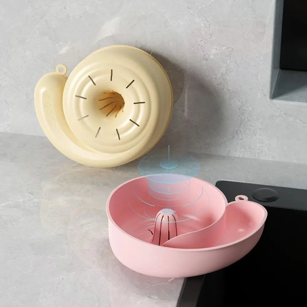 Snail Shape Drainer Portable Vegetable Washer