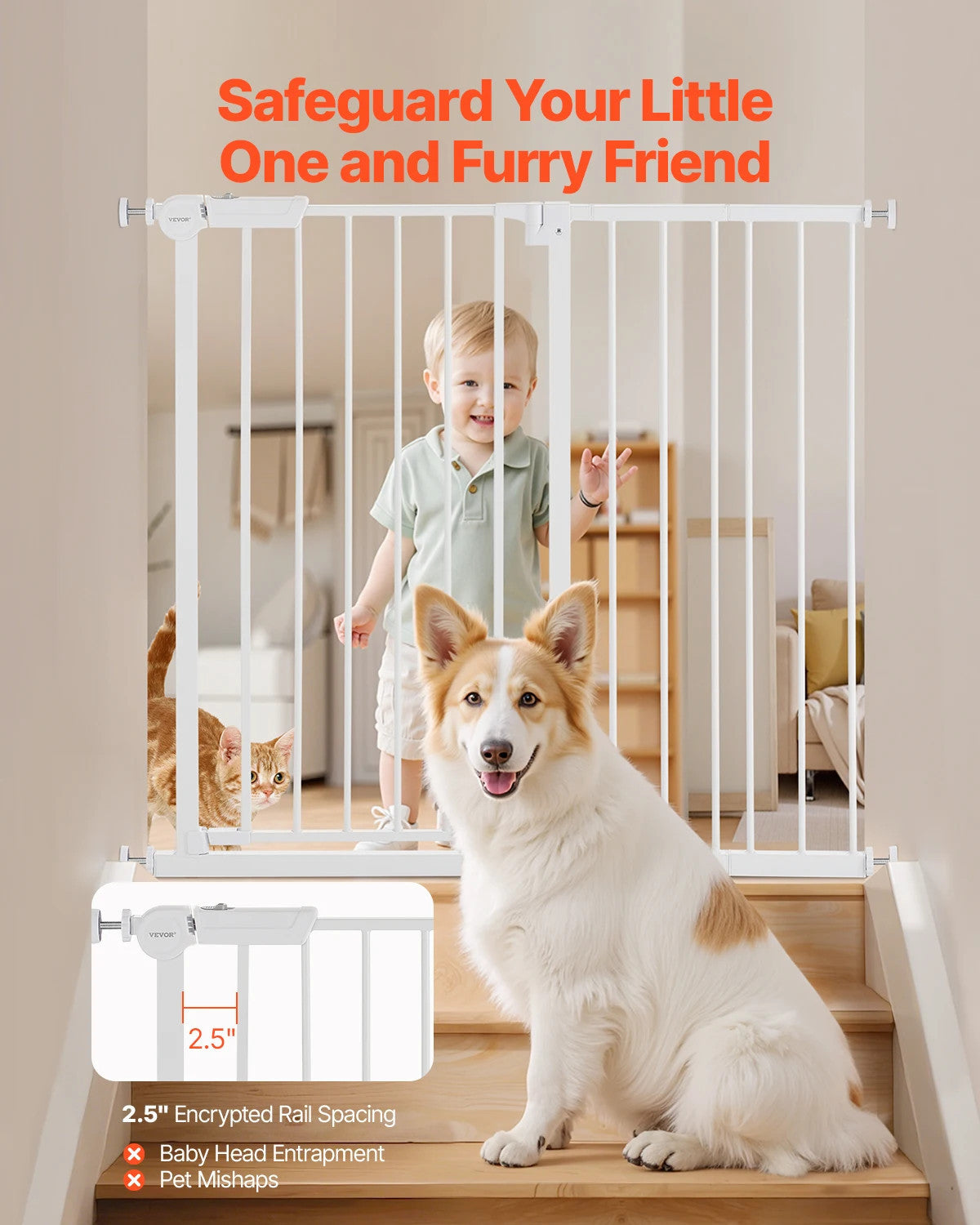 Baby & Pet Safety Gate – Walk Thru