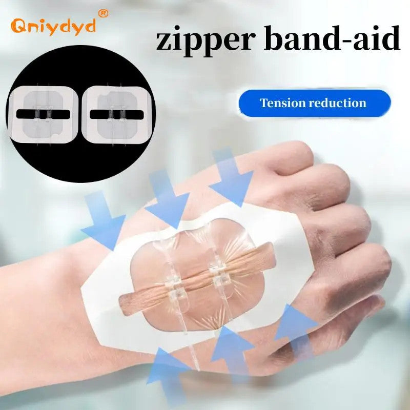 2Pcs Zipper Tie Wound Closure Patch