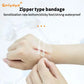 2Pcs Zipper Tie Wound Closure Patch