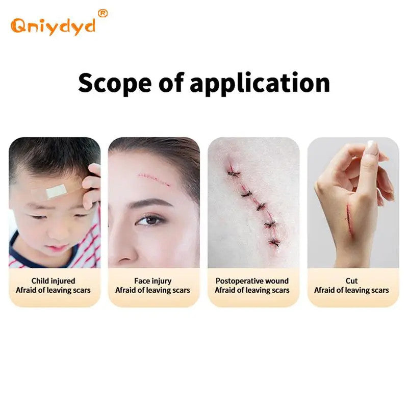 2Pcs Zipper Tie Wound Closure Patch