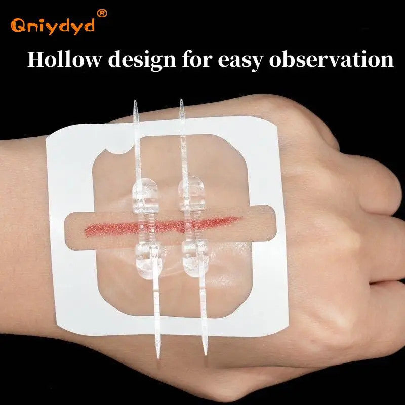 2Pcs Zipper Tie Wound Closure Patch