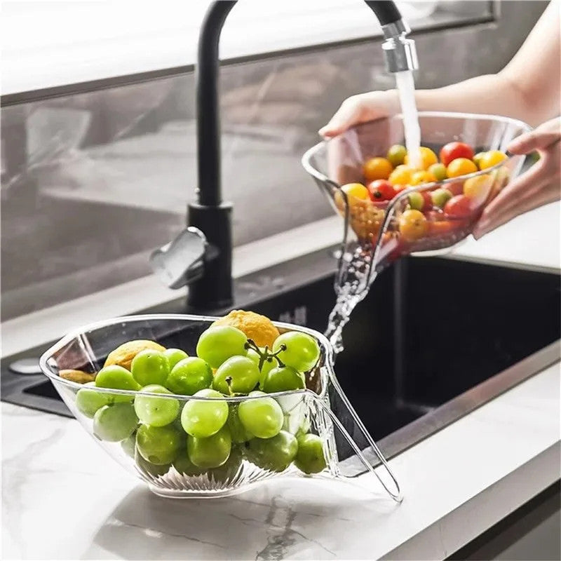 Transparent Kitchen Drain Basket