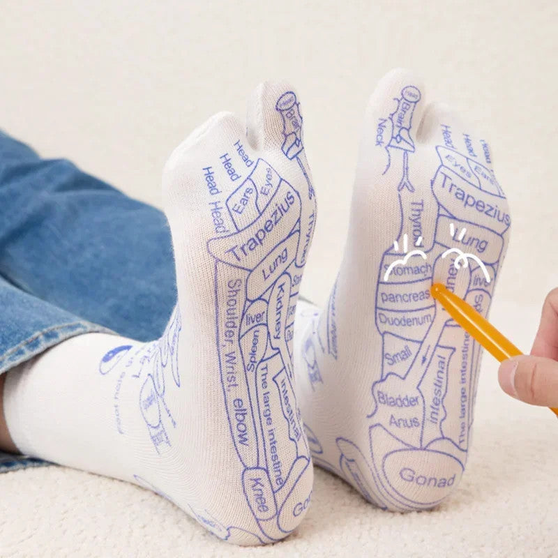 Massage Relieve Tired Feet Socks Acupressure