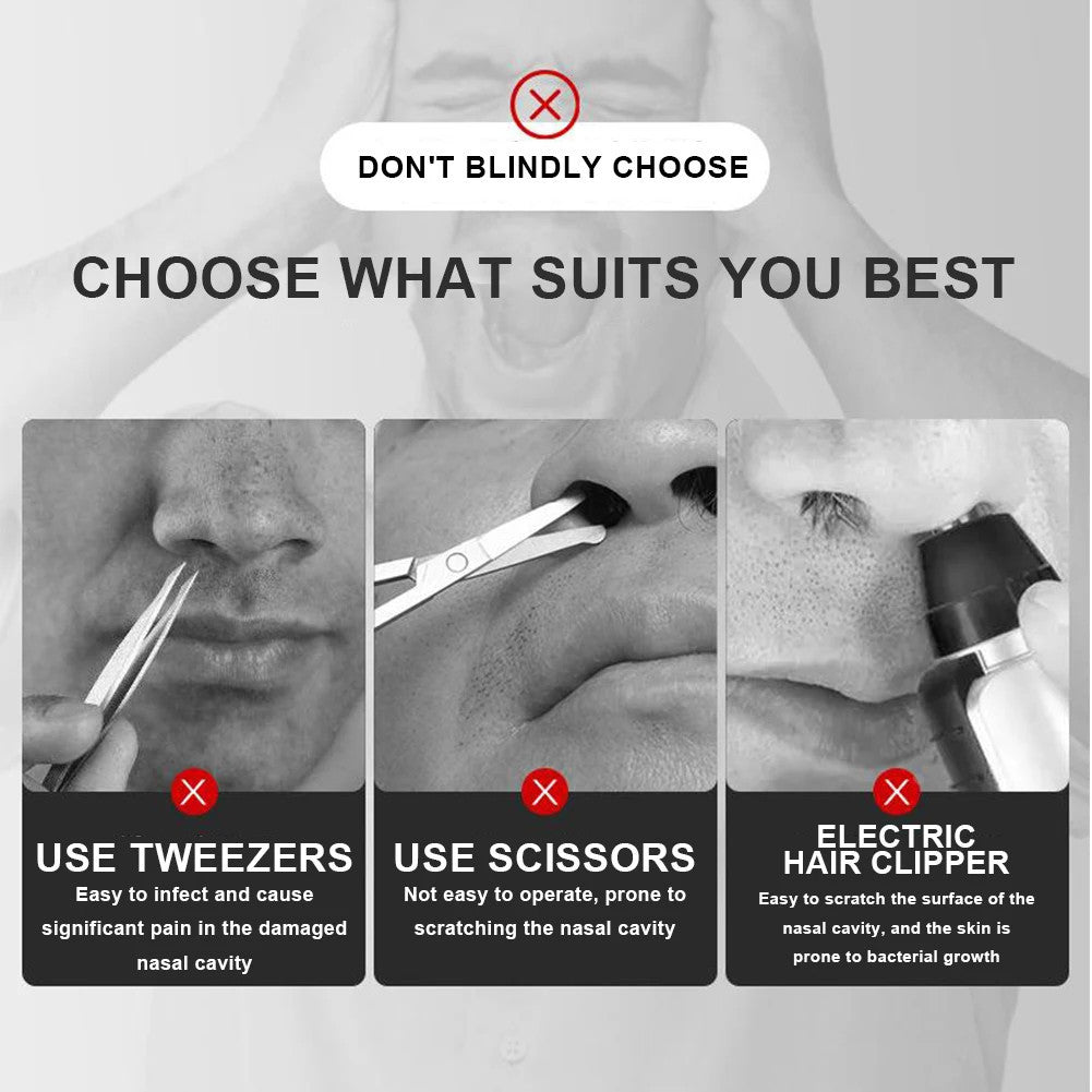 4Pcs Nasal Hair Cutter Nose Hair Trimmer