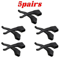 5 pairs-black