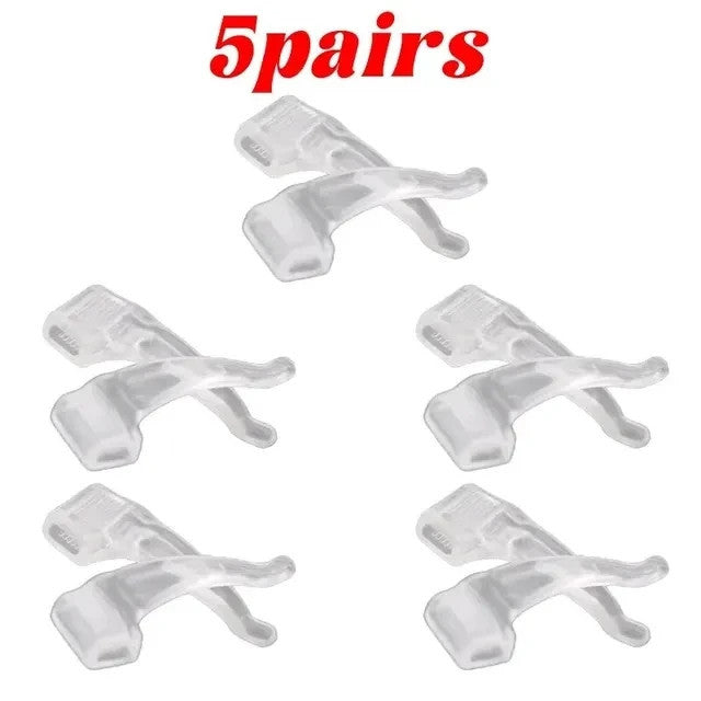5 Pairs Glasses Anti Slip Sleeve Silicone Ear Hook
