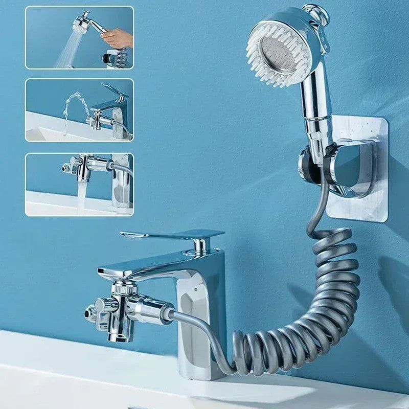 3-in-1 Rotating Faucet & Shower Head