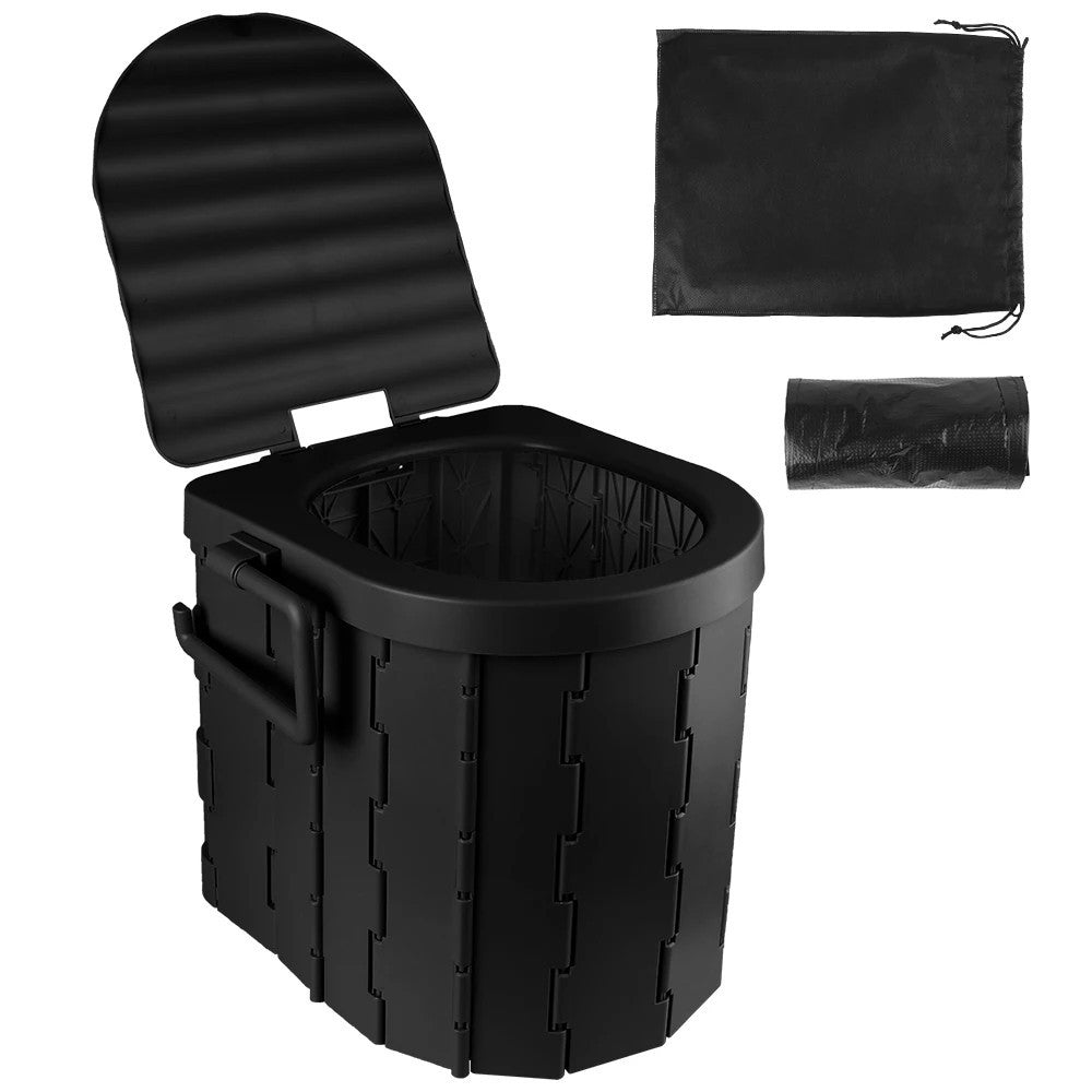 Folding Portable Travel Bucket Toilet
