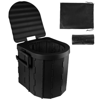 Folding Portable Travel Bucket Toilet