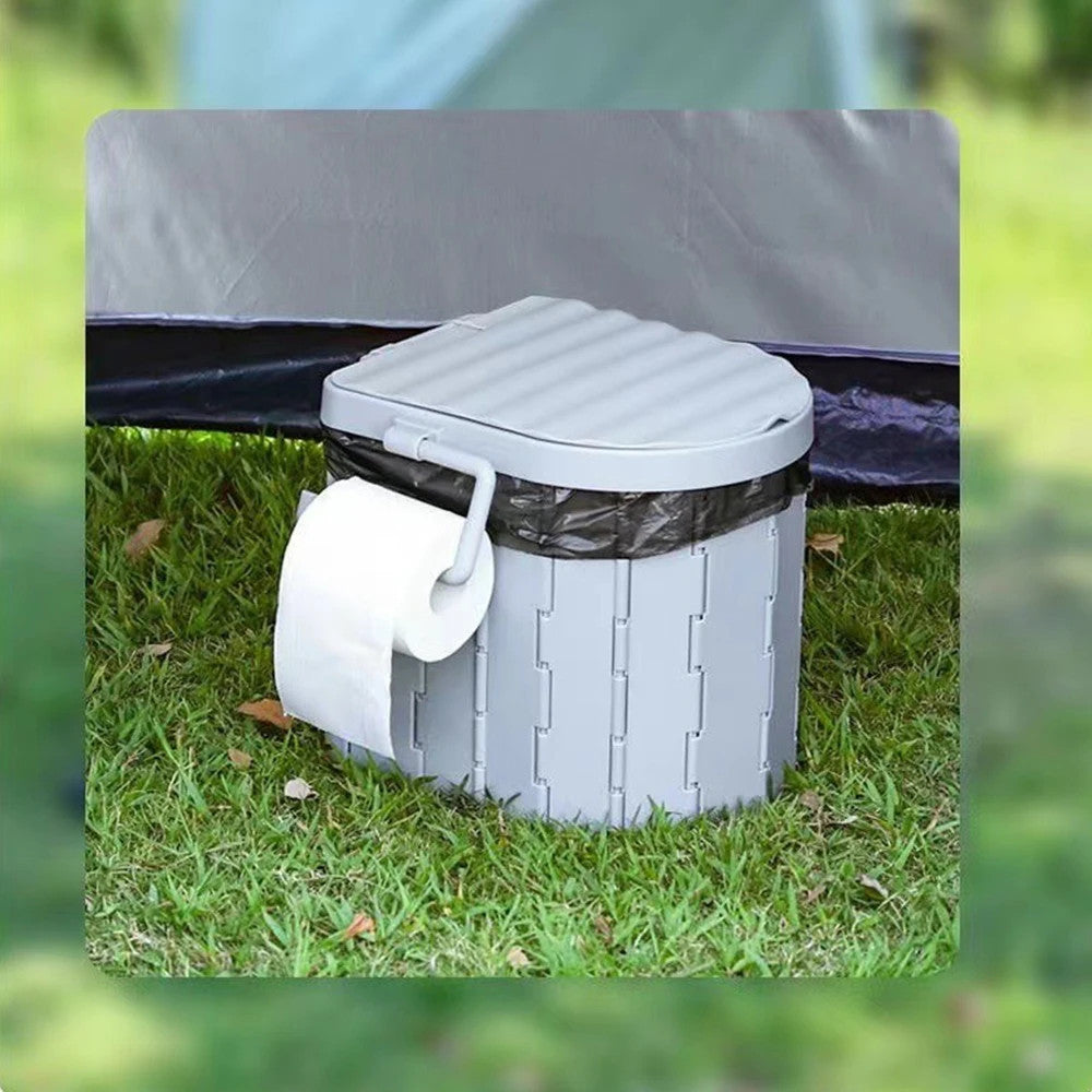 Folding Portable Travel Bucket Toilet
