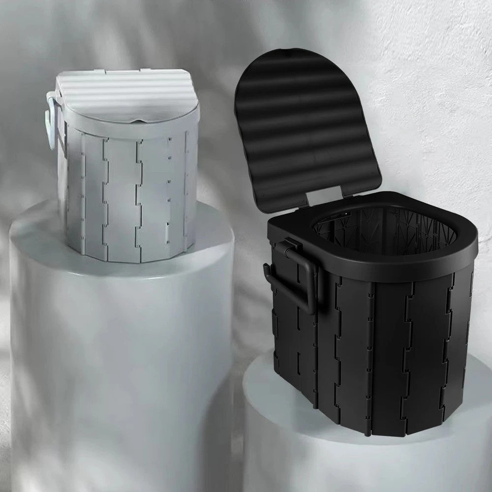 Folding Portable Travel Bucket Toilet