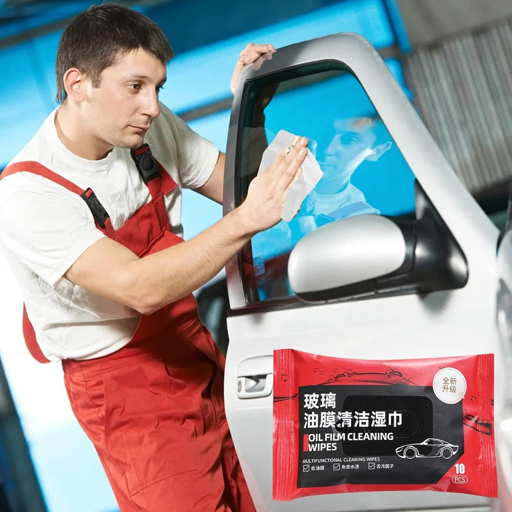Windshield Oil Film Cleaner Wipes