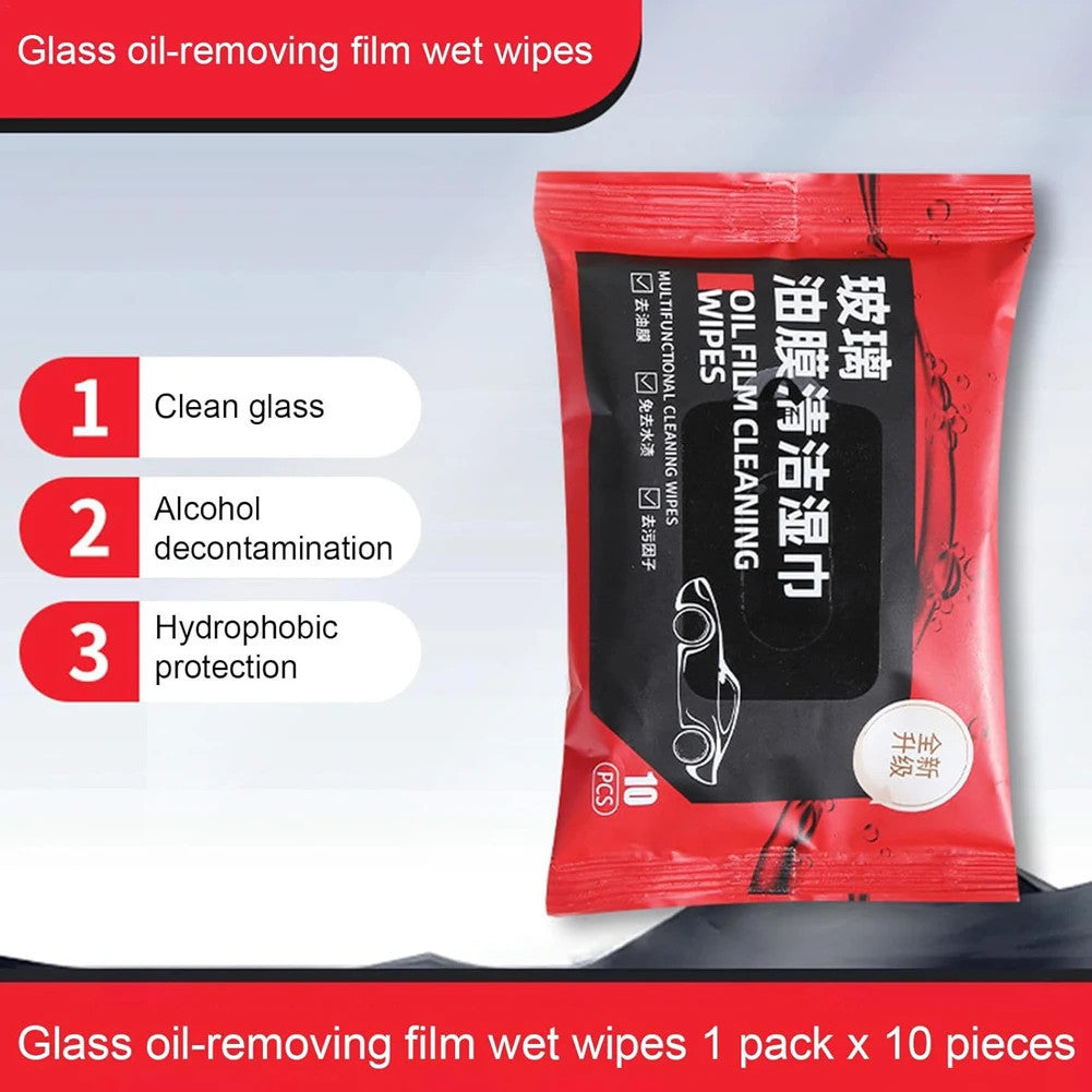 Windshield Oil Film Cleaner Wipes