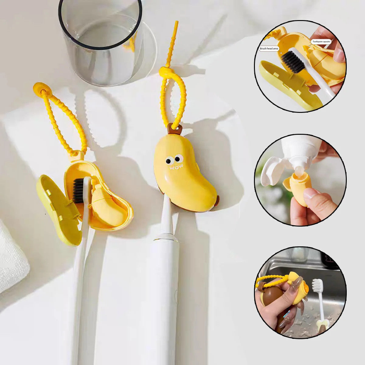 Bananatooth Portable Toothbrush Case