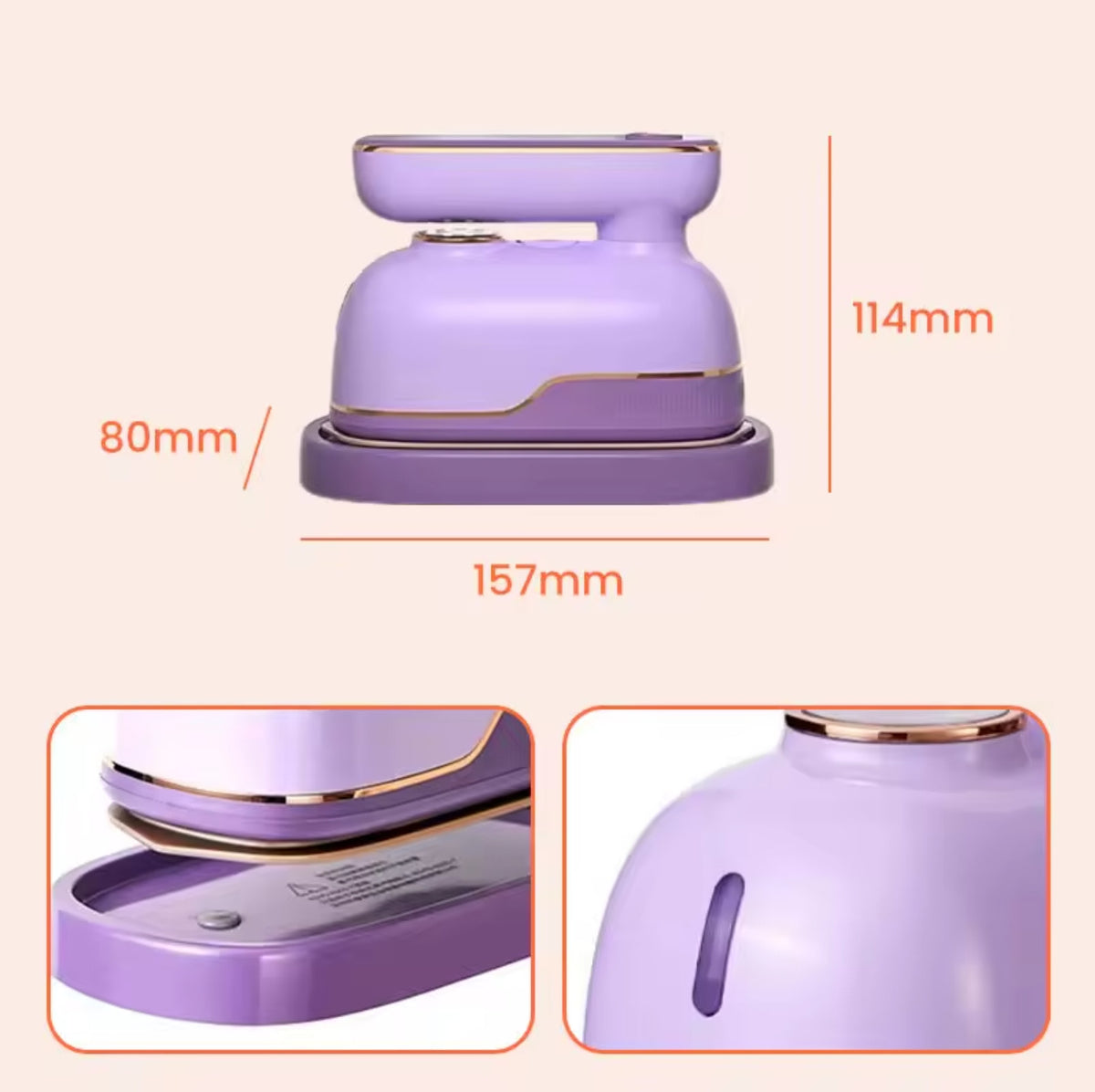 Mini Travel Dolphin Handheld Steamer