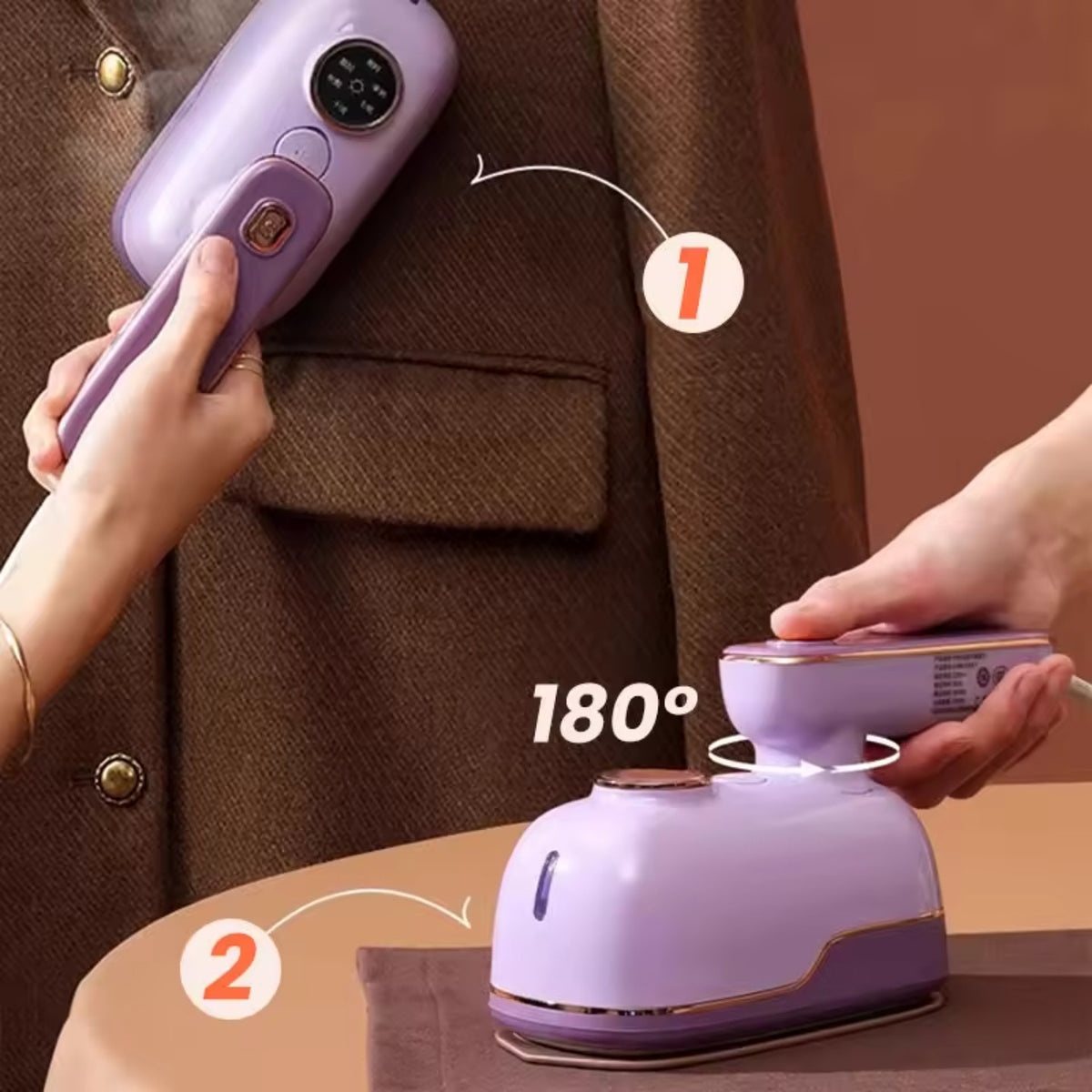 Mini Travel Dolphin Handheld Steamer
