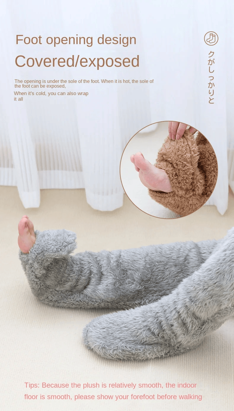 Fluffy Winter Leg Warmers