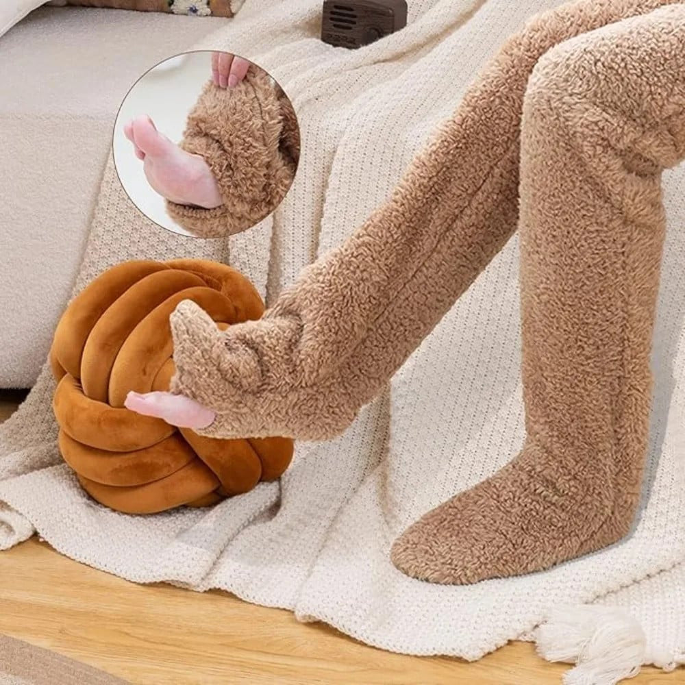 Fluffy Winter Leg Warmers