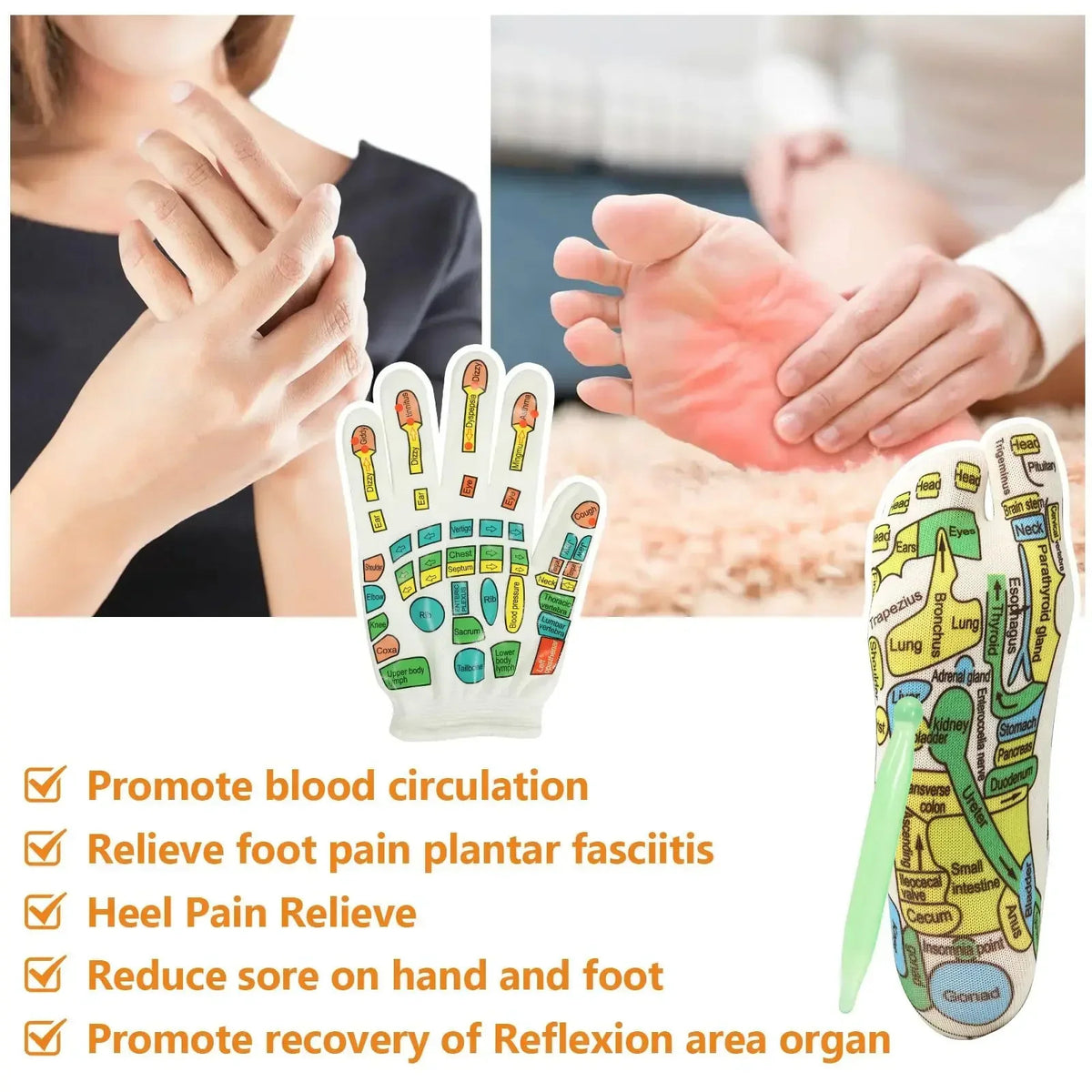 Reflexology Massage Gloves & Socks