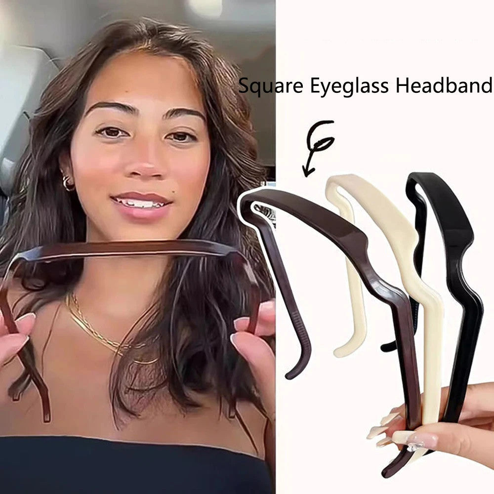 Women Square Glasses Headband
