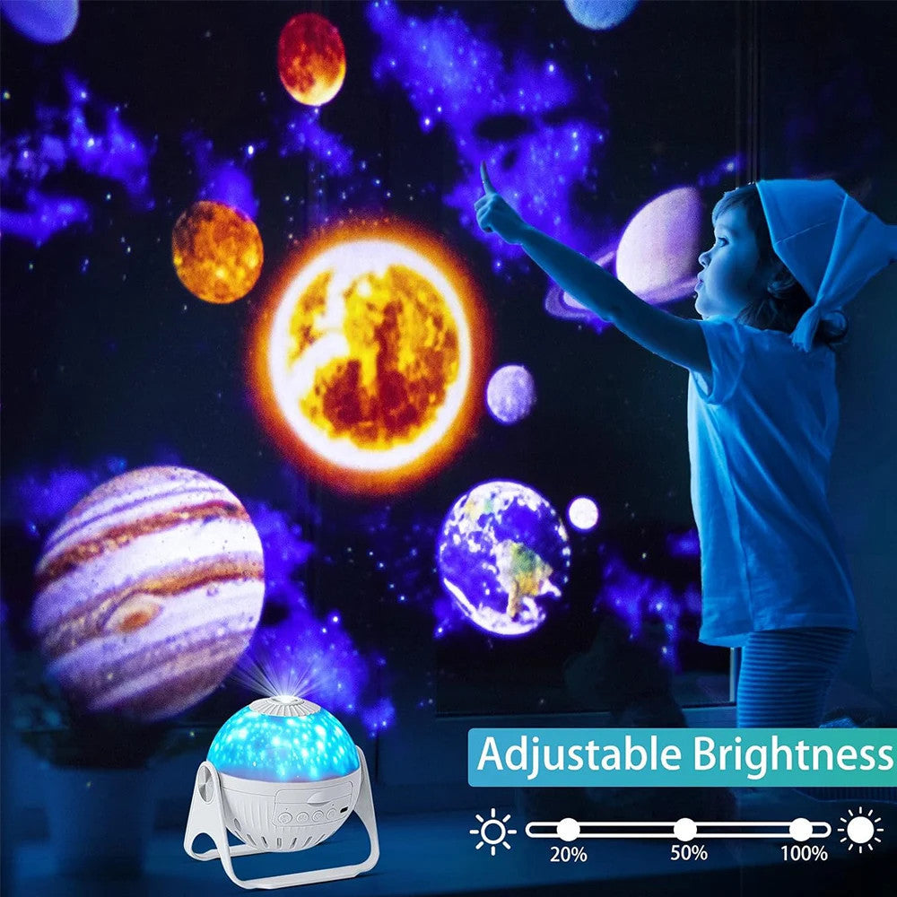360° Rotating Planetarium Galaxy LED Projector Lamp